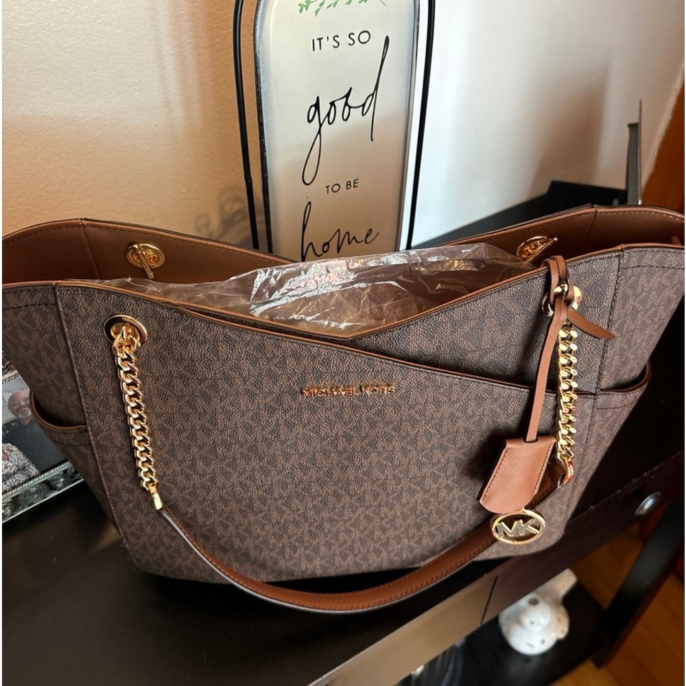 Michael Kors Brown Tote Bag